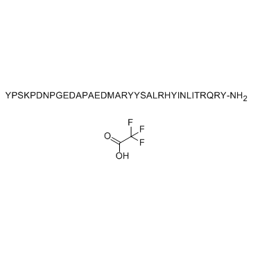 Neuropeptide Y (29-64), amide, human TFA 化学構造