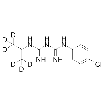 Proguanil D6 化学構造