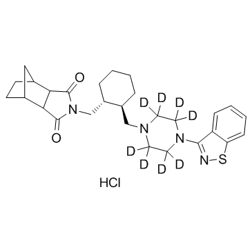 Lurasidone D8 Hydrochloride (SM-13496 D8) التركيب الكيميائي