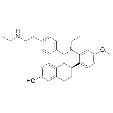 Elacestrant S enantiomer (RAD1901 S enantiomer) 化学構造