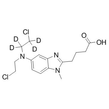 Bendamustine D4 (SDX-105 D4)  Chemical Structure