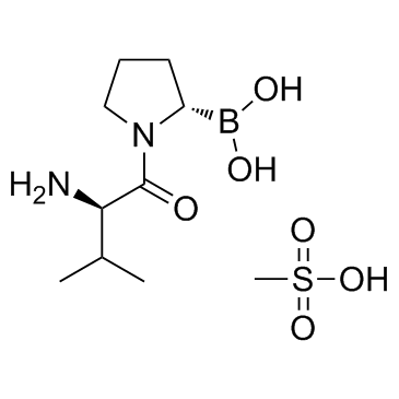 Talabostat isomer mesylate Chemische Struktur