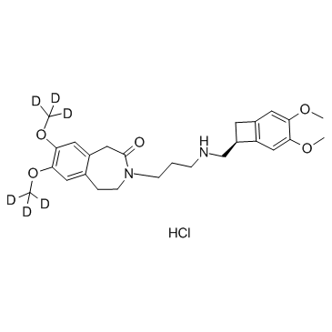 N-Demethyl Ivabradine D6 Hydrochloride Chemical Structure