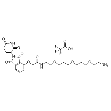 E3 Ligase Ligand-Linker Conjugates 23 TFA  Chemical Structure