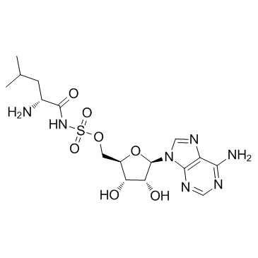 Leu-AMS R enantiomer Chemische Struktur