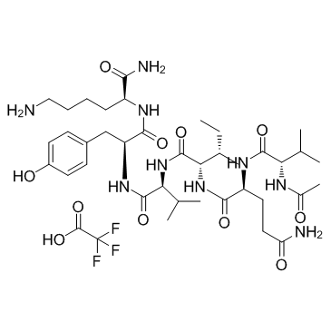 Acetyl-PHF6 amide TFA 化学構造