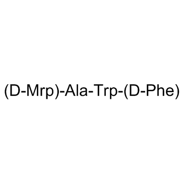 Alexamorelin Met 1 ((D-Mrp)-Ala-Trp-(D-Phe)) التركيب الكيميائي