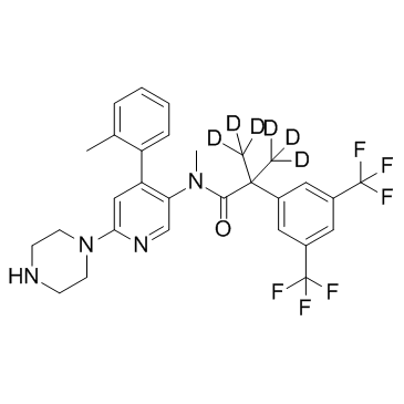 N-desmethyl Netupitant D6 التركيب الكيميائي