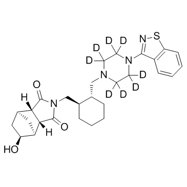 Lurasidone Metabolite 14326 D8  Chemical Structure