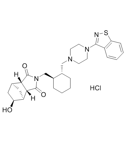 Lurasidone metabolite 14326 hydrochloride التركيب الكيميائي