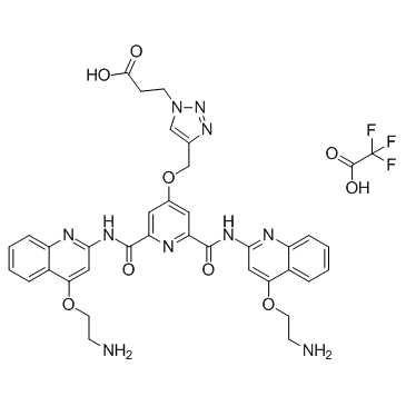 Carboxy pyridostatin trifluoroacetate salt  Chemical Structure
