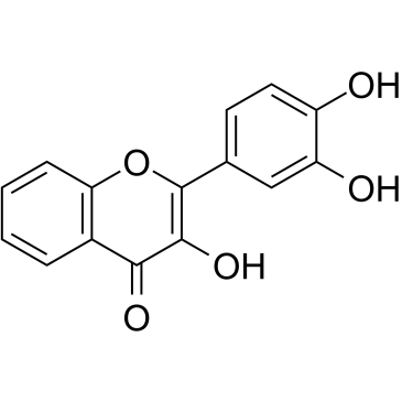 3',4'-Dihydroxyflavonol Chemische Struktur