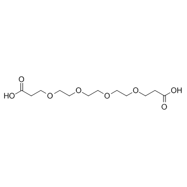 Bis-PEG4-acid التركيب الكيميائي