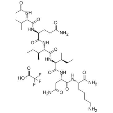 Tau protein (592-597), Human TFA Chemical Structure