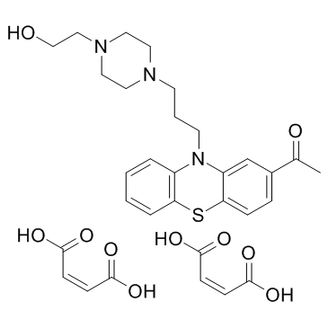 Acetophenazine dimaleate Chemische Struktur