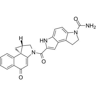 (+)-CBI-CDPI1 التركيب الكيميائي