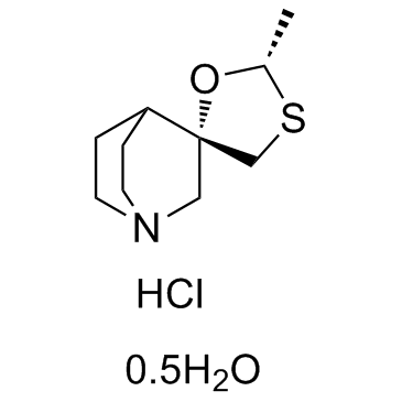 (+)-Cevimeline hydrochloride hemihydrate  Chemical Structure