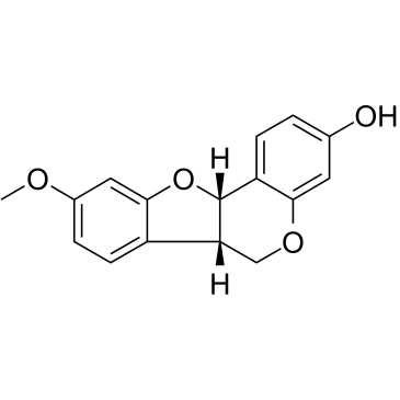 (±)-Medicarpin Chemische Struktur