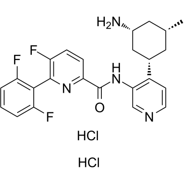 (1S,3R,5R)-PIM447 dihydrochloride  Chemical Structure