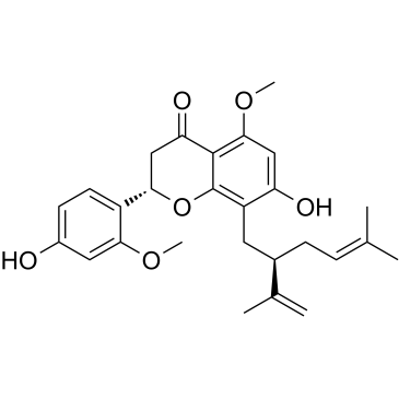 (2S)-2'-Methoxykurarinone  Chemical Structure
