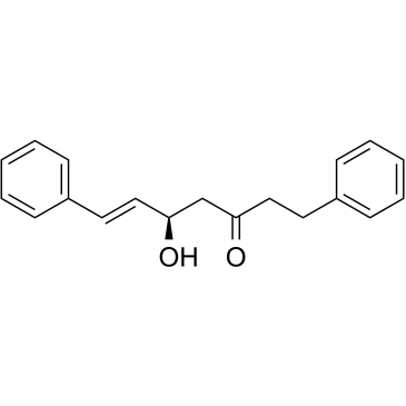 (5R,6E)-5-Hydroxy-1,7-diphenyl-6-hepten-3-one  Chemical Structure