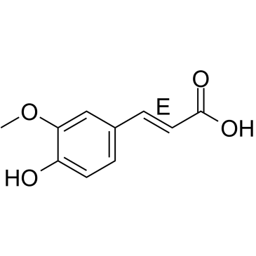 (E)-Ferulic acid  Chemical Structure