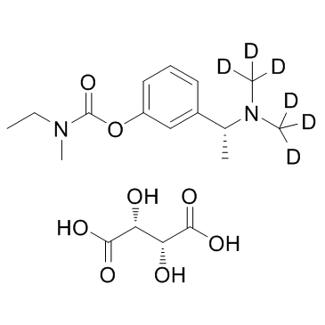 (R)-Rivastigmine D6 tartrate Chemical Structure