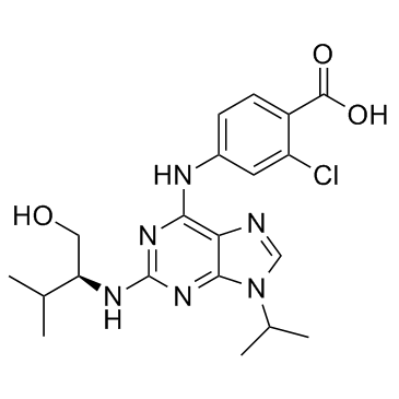 (S)-Purvalanol B التركيب الكيميائي