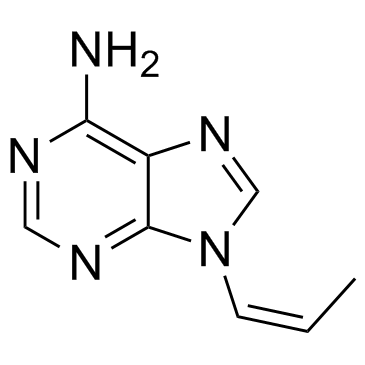 (Z)-9-Propenyladenine 化学構造