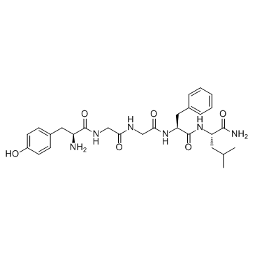 [Leu5]-Enkephalin, amide  Chemical Structure