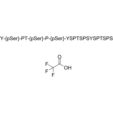 [pSer2, pSer5, pSer7]-CTD TFA 化学構造