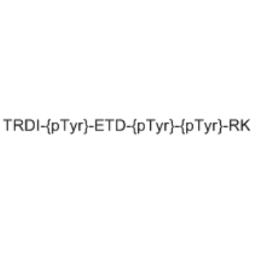 [pTyr1146][pTyr1150][pTyr1151]Insulin Receptor 1142-1153 Chemical Structure