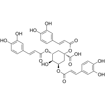 1,3,5-Tricaffeoylquinic acid  Chemical Structure