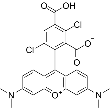 1,4-Dichloro 5-carboxytetramethylrhodamine  Chemical Structure
