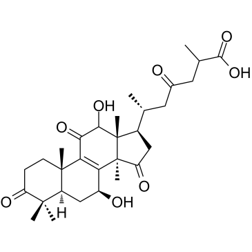 12-Hydroxyganoderic Acid D Chemische Struktur