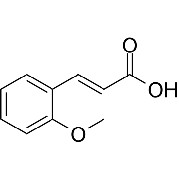 2-Methoxycinnamic acid 화학 구조