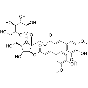 3-Feruloyl-1-Sinapoyl sucrose التركيب الكيميائي