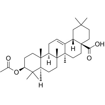 3-O-Acetyloleanolic acid  Chemical Structure