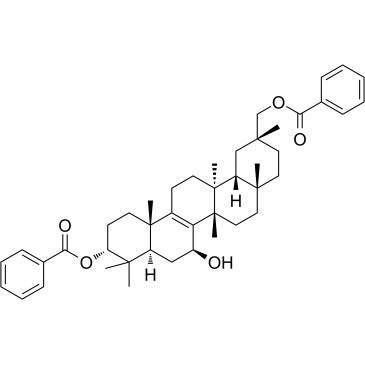 3,29-Dibenzoyl rarounitriol Chemische Struktur