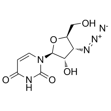 3'-Azido-3'-deoxy-beta-L-uridine  Chemical Structure