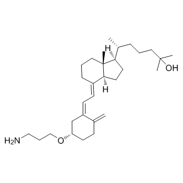 3-O-(2-Aminoethyl)-25-hydroxyvitamin D3 التركيب الكيميائي