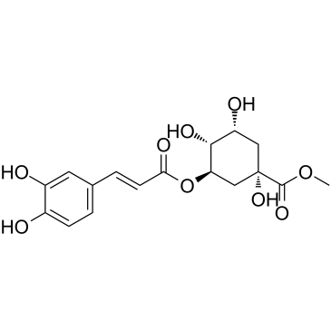 3-O-Caffeoylquinic acid methyl ester التركيب الكيميائي