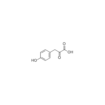 4-​Hydroxyphenylpyruvic acid Chemische Struktur