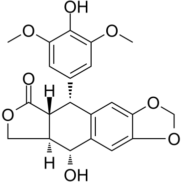 4'-Demethylpodophyllotoxin  Chemical Structure