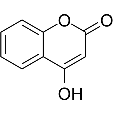 4-Hydroxycoumarin التركيب الكيميائي