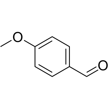 4-Methoxybenzaldehyde Chemische Struktur