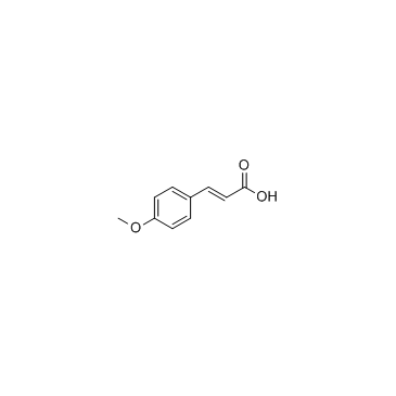 4-Methoxycinnamic acid 化学構造