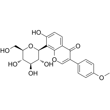 4'-Methoxypuerarin التركيب الكيميائي