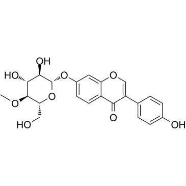4''-methyloxy-Daidzin Chemische Struktur
