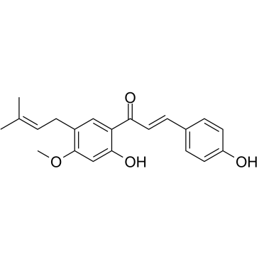 4'-O-Methylbavachalcone Chemische Struktur